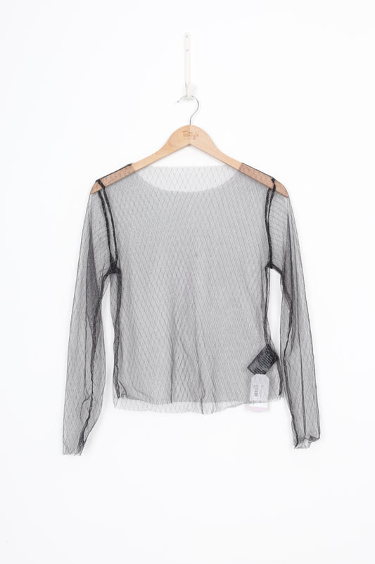 Jac + Jack Womens Black Top Size S