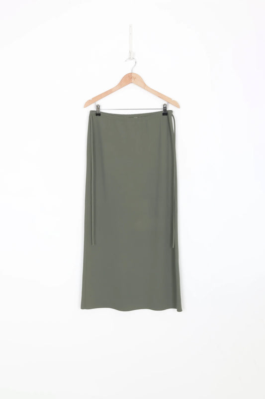 Dorothy Perkins Womens Green Maxi Skirt Size 12