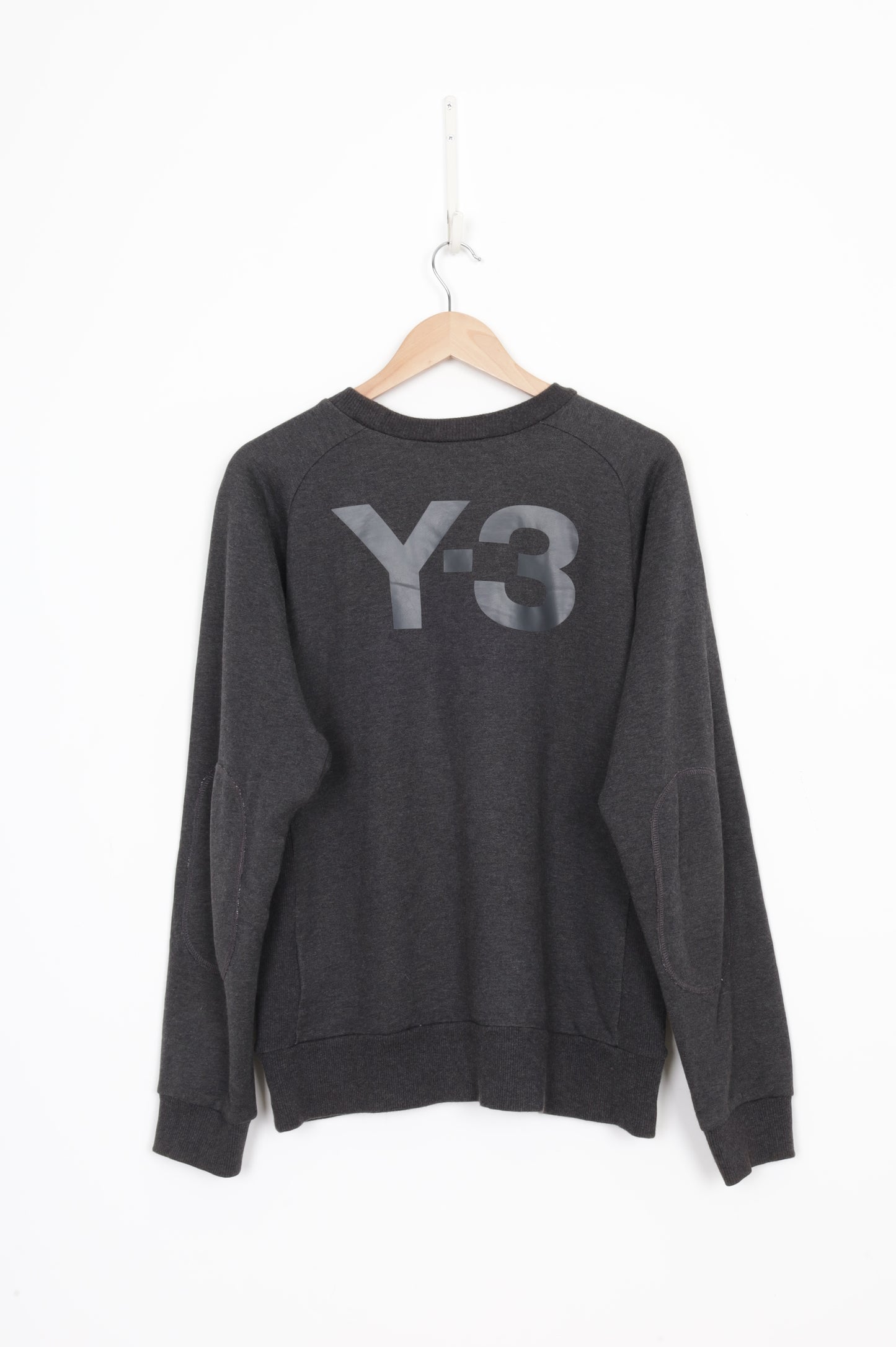 Y3 Adidas Yohji Yamamoto Mens Grey Sweatshirt Size M