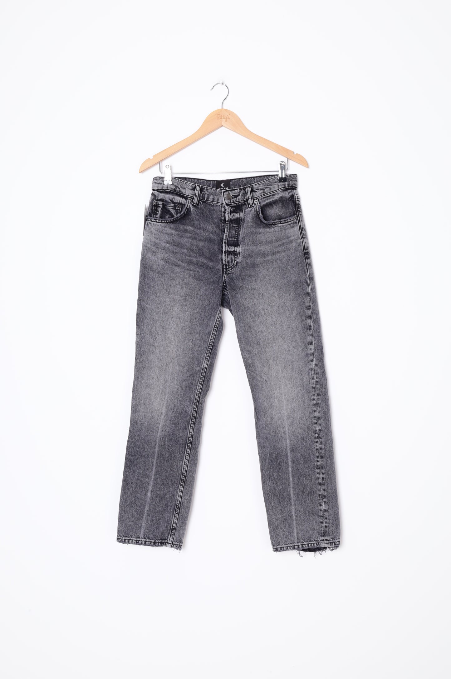 Annie Bing Womens Grey Jeans Size W 28