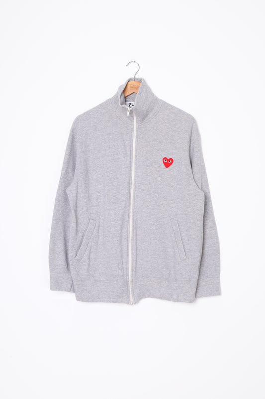 PLAY Comme Des Garcons Mens Grey Jacket Size XL