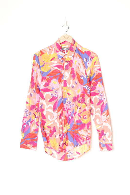 World Mens Pink Shirt Size S