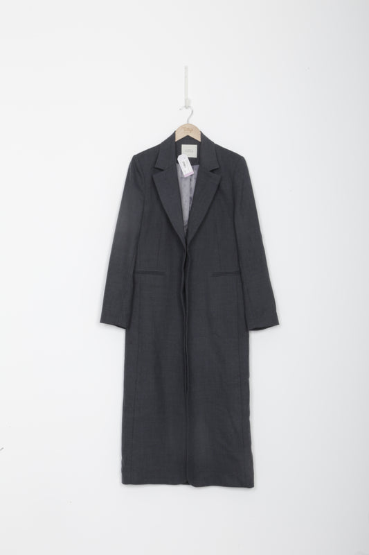 Harris Tapper Womens Grey Coat Size 10
