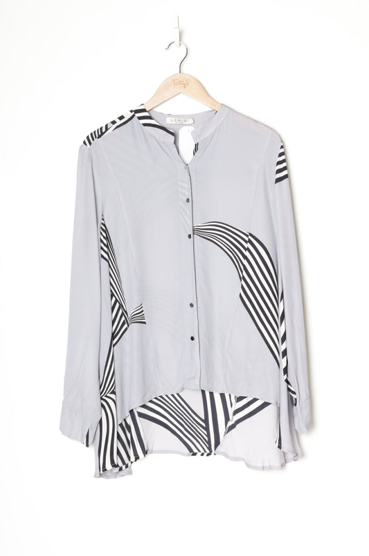 Lania the Label Womens Grey Shirt Size 12