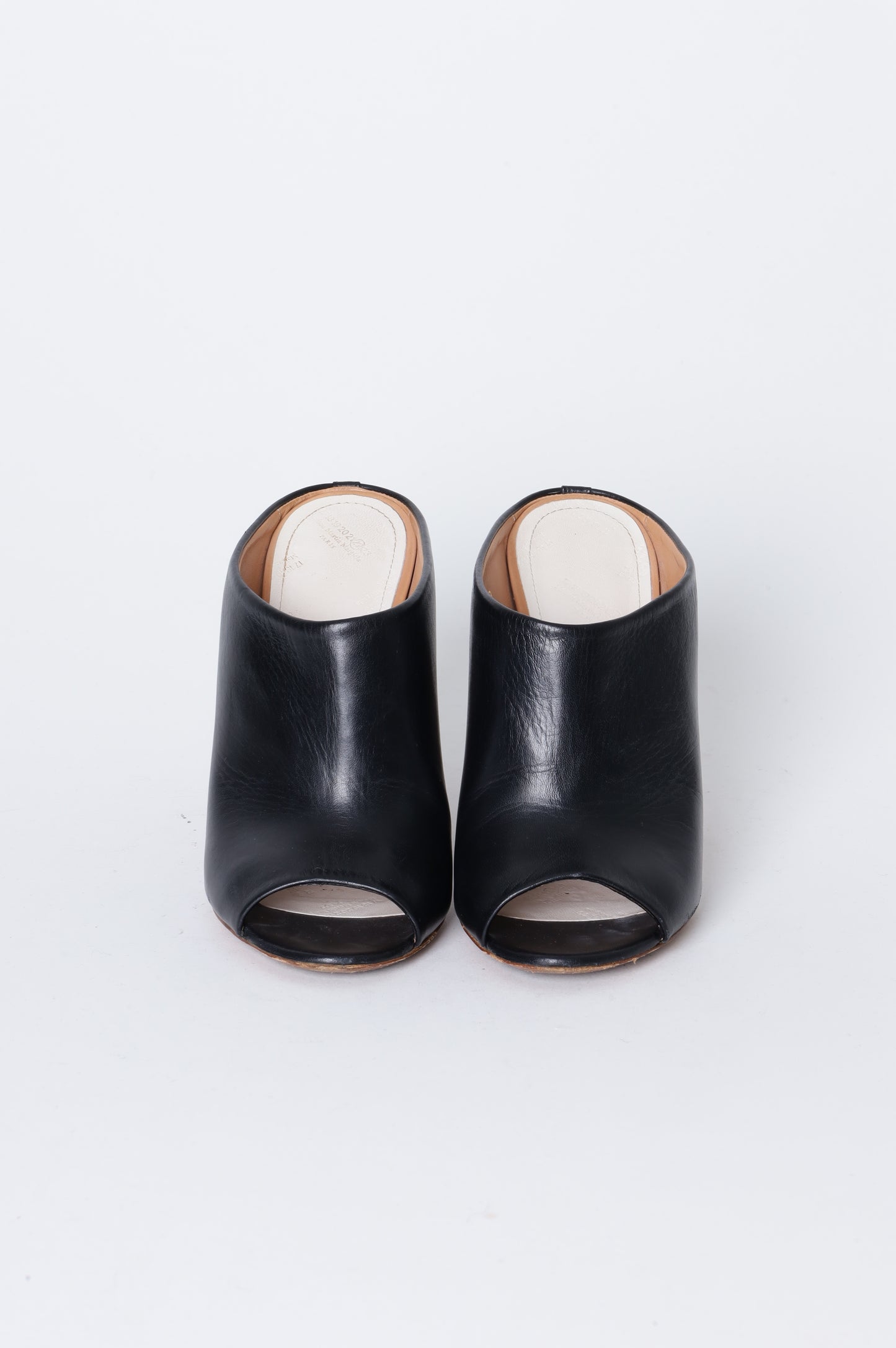 Maison Martin Margiela Womens Black Shoes Size EU 38