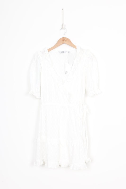 & Other Stories Womens White Dress Size 38