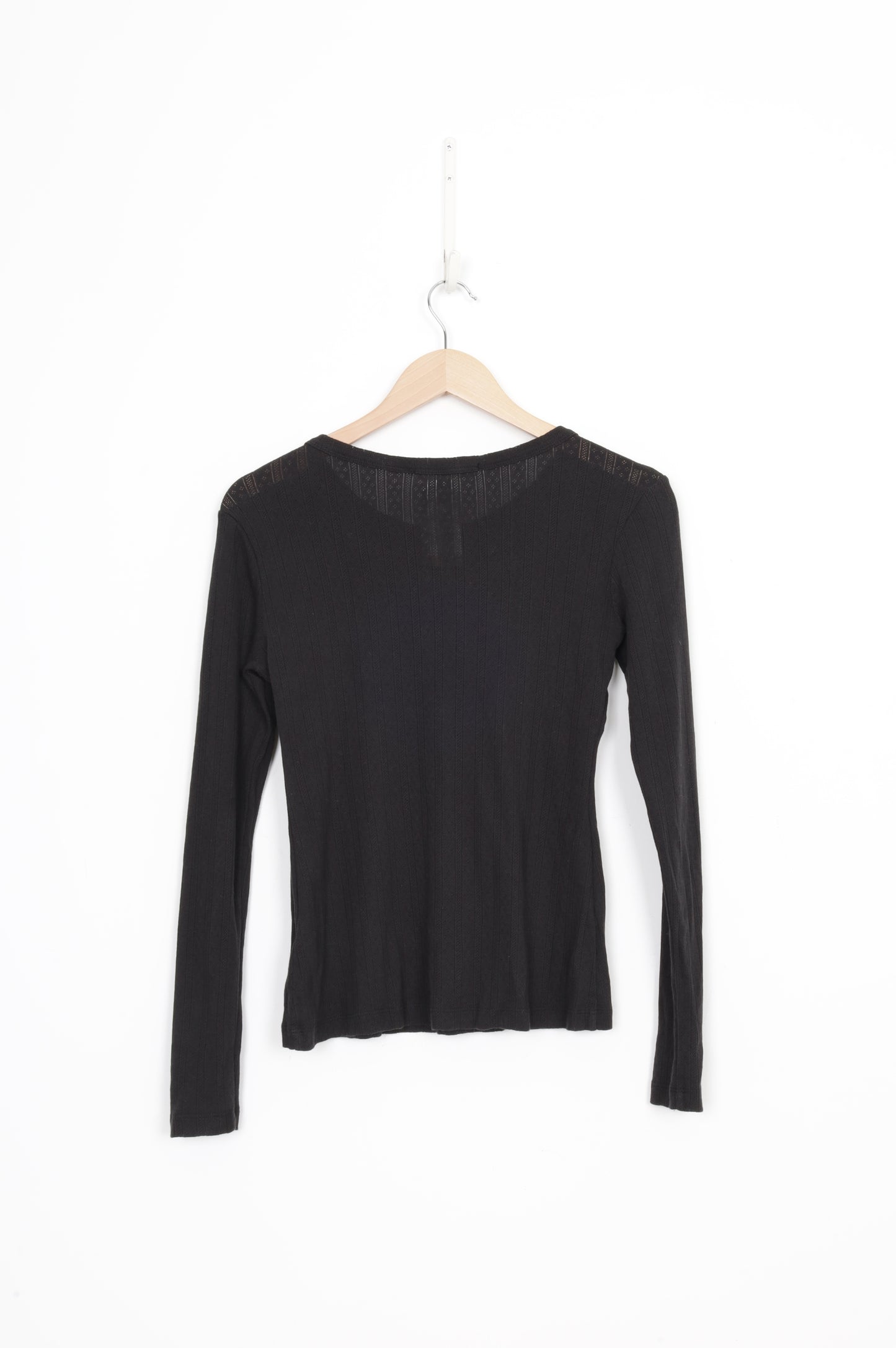 Caitlin Crisp Womens Black Top Size 8