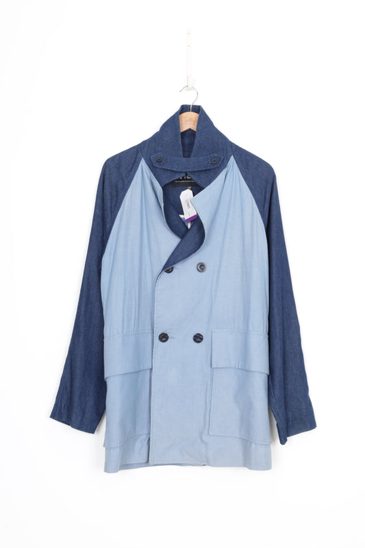 World Mens Blue Coat Size XS