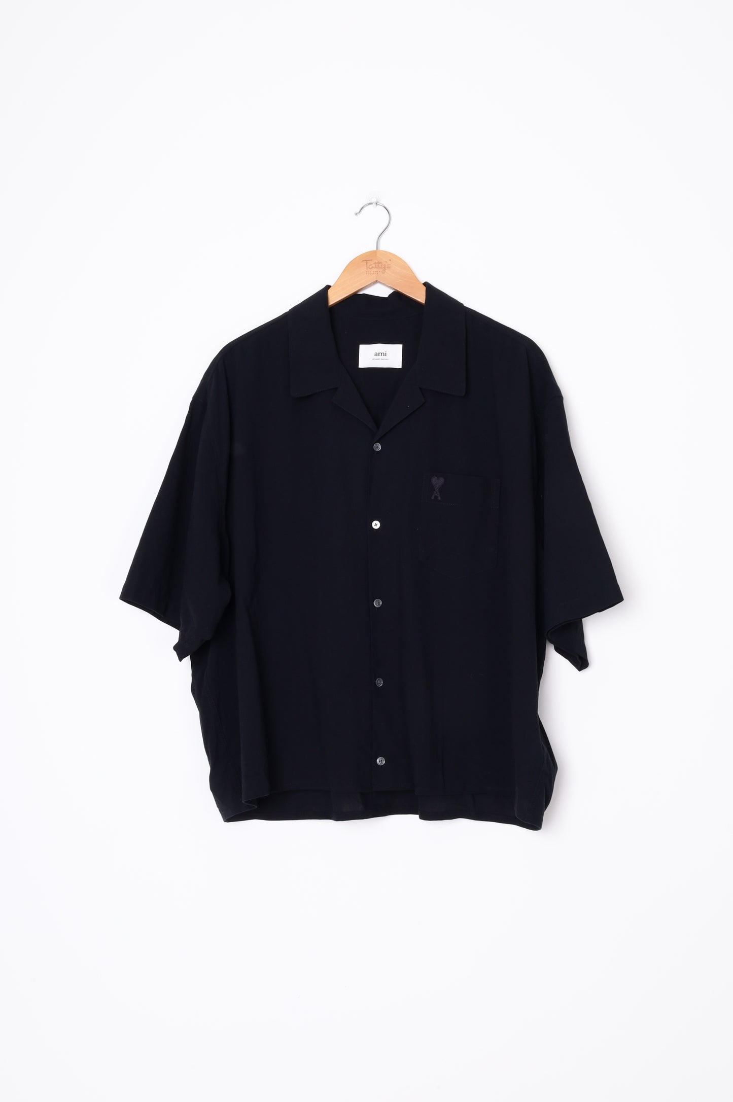 ami alexandre mattiussi Mens Black Shirt Size L