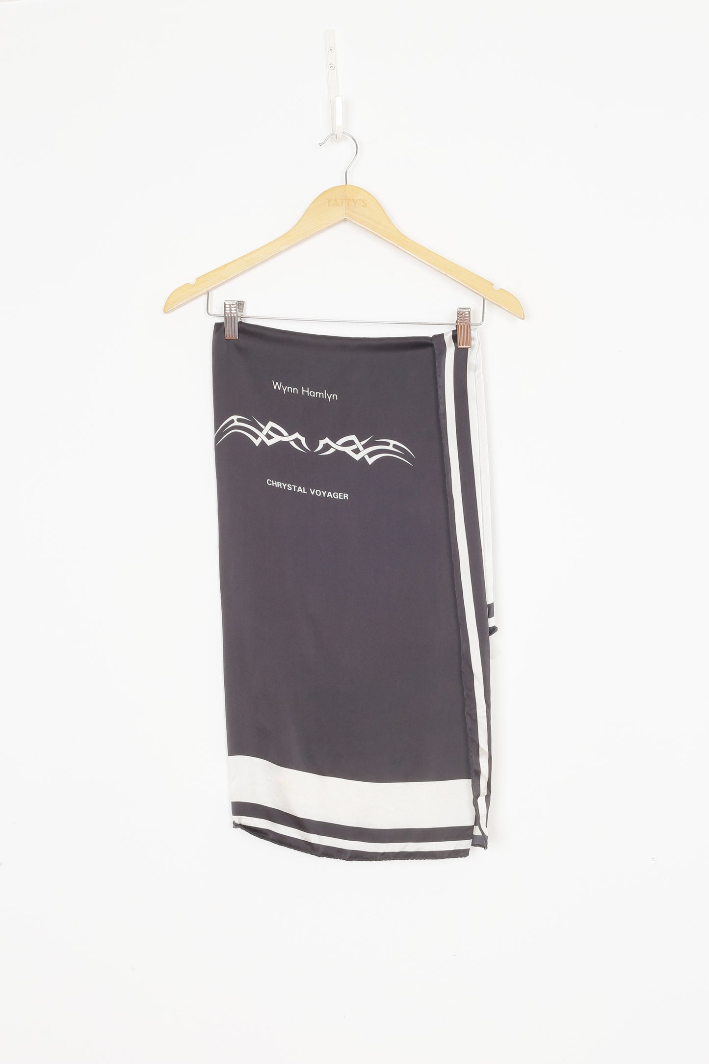 Wynn Hamlyn Womens Black Scarf Size O/S