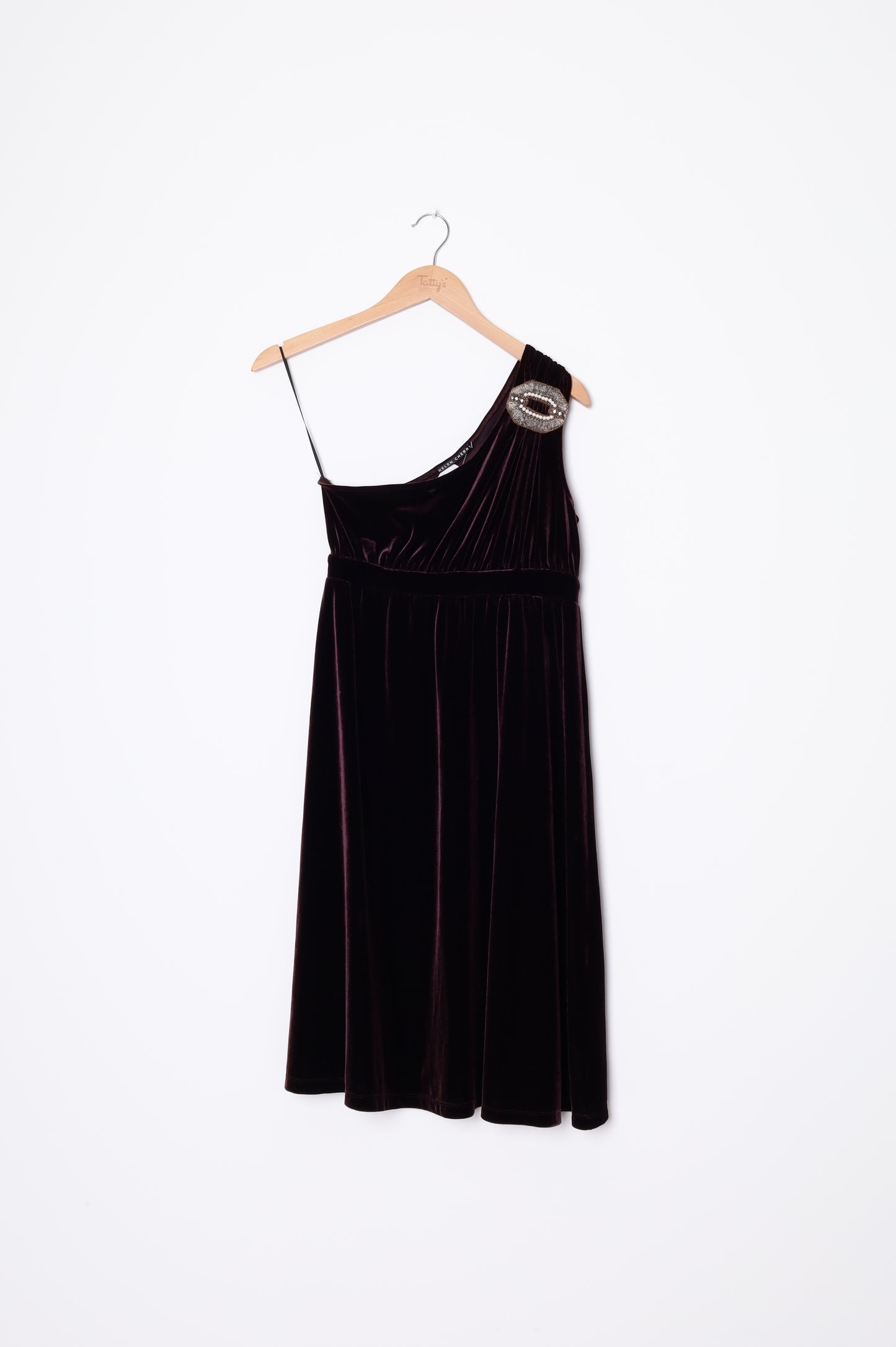 Helen Cherry (Made in NZ) Womens Purple Dress Size M