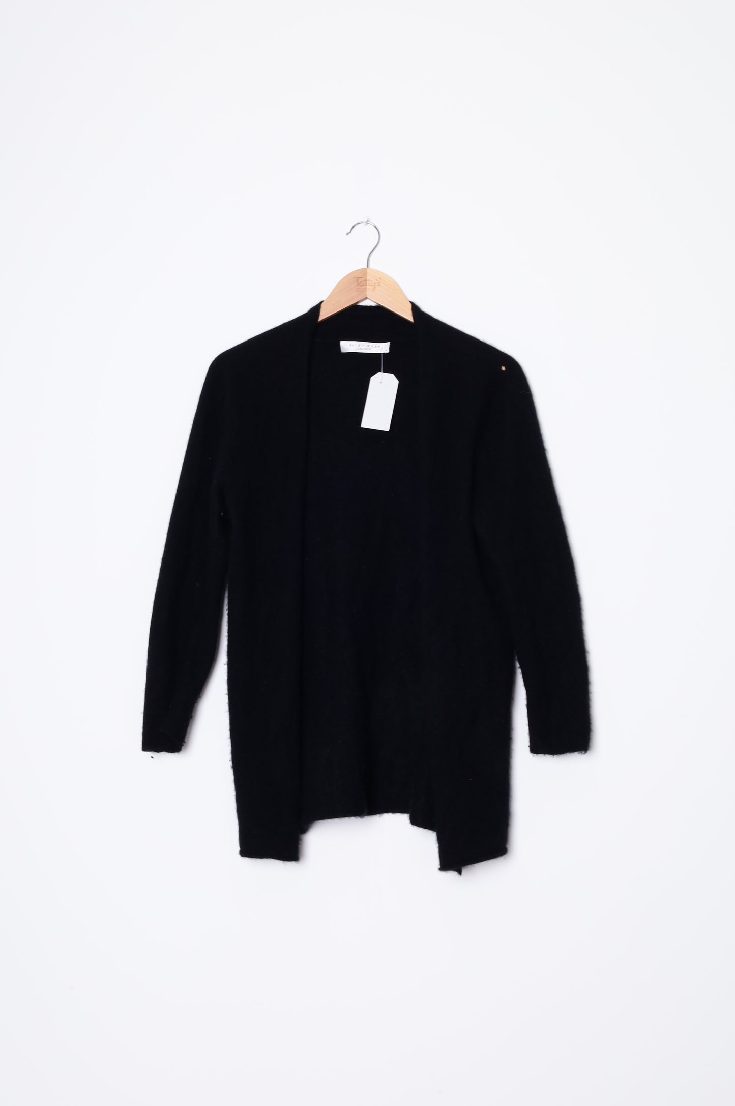Elle + Riley Womens Black Cardigan Size M