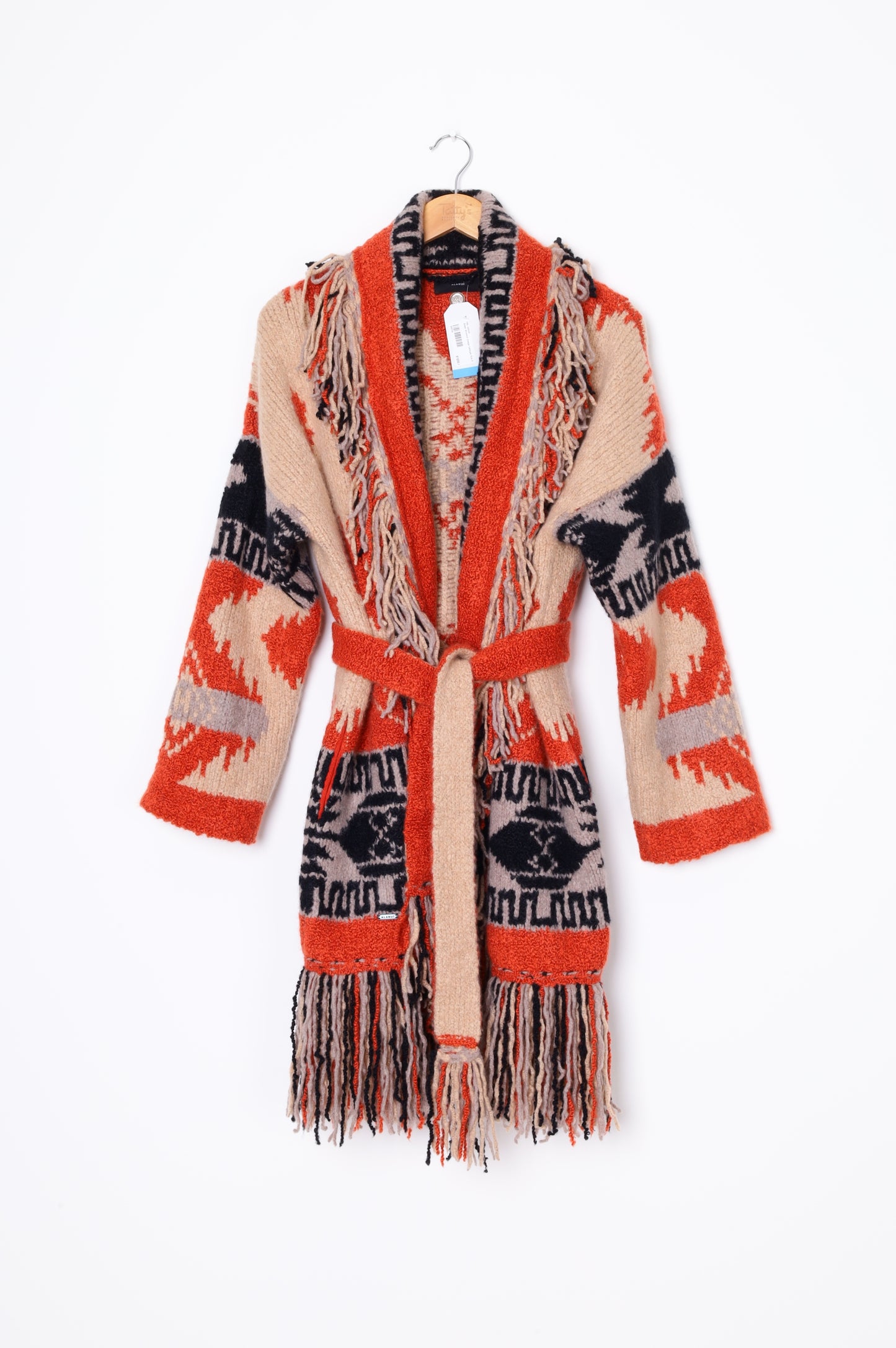 Alanui Womens Orange Cardigan Size S