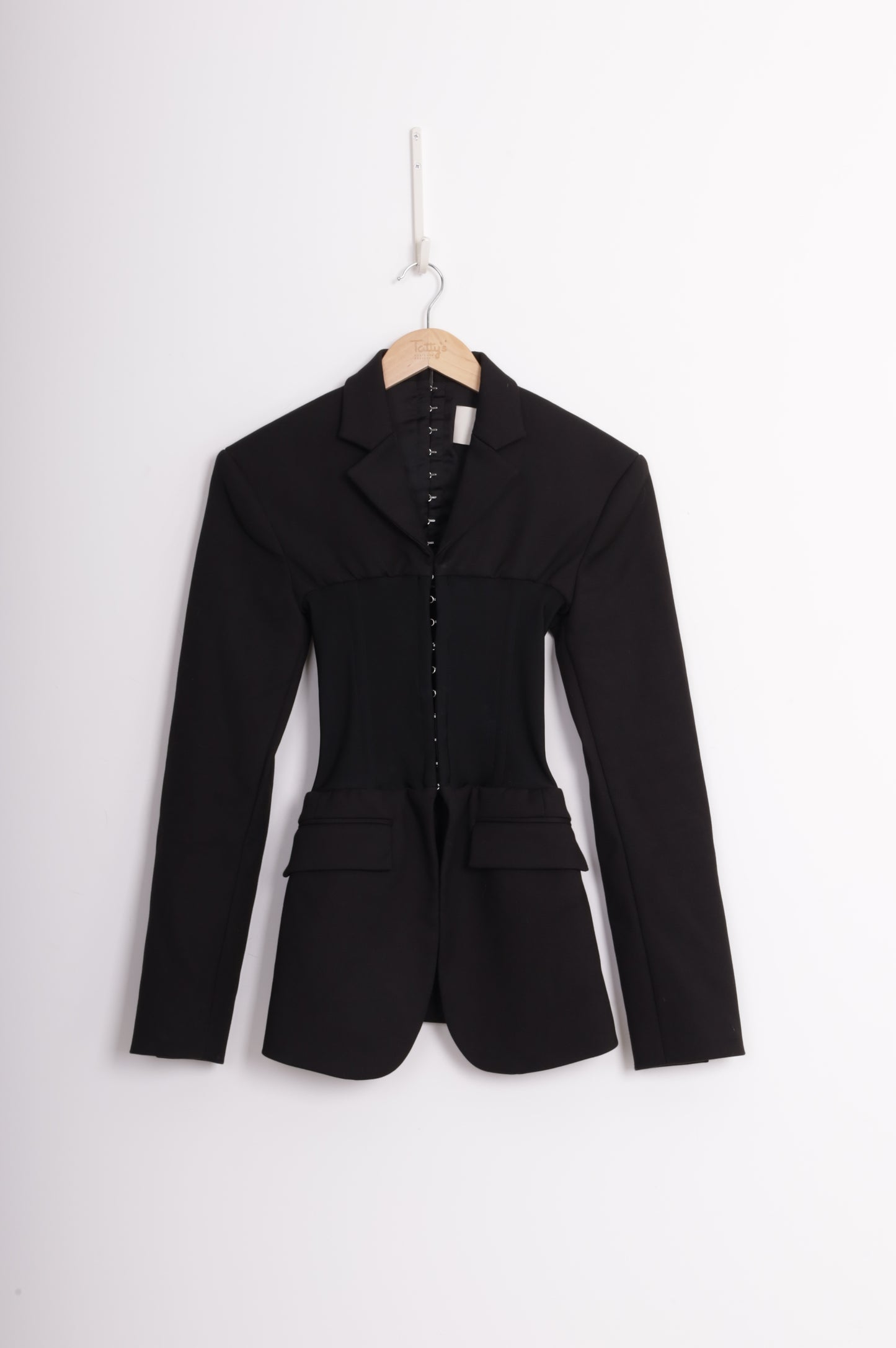 dion lee Womens Black Blazer Size 6