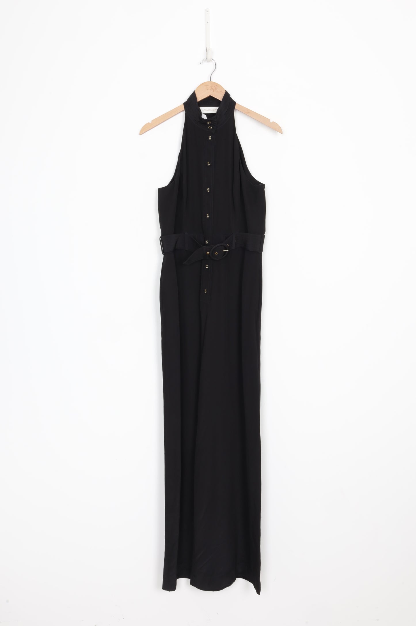 Zimmermann Womens Black Jumpsuit Size 2