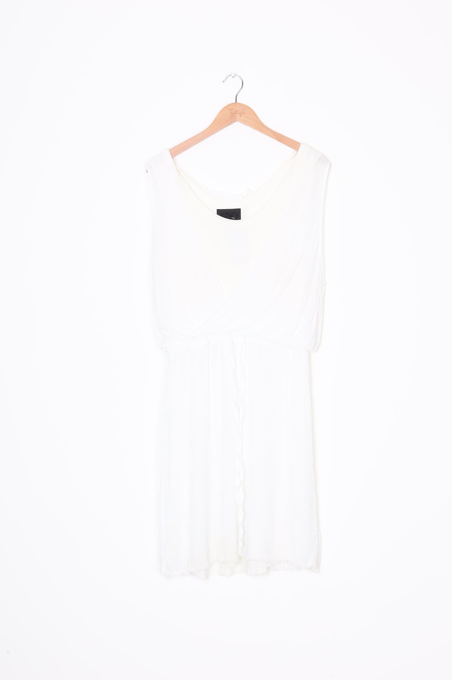 Nom D Womens White Dress Size 1