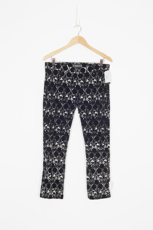 Ann Demeulemeester Womens Black Pants Size 38