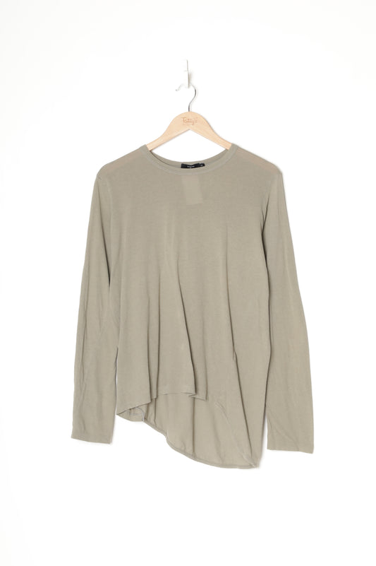 Bassike Womens Green Top Size XS