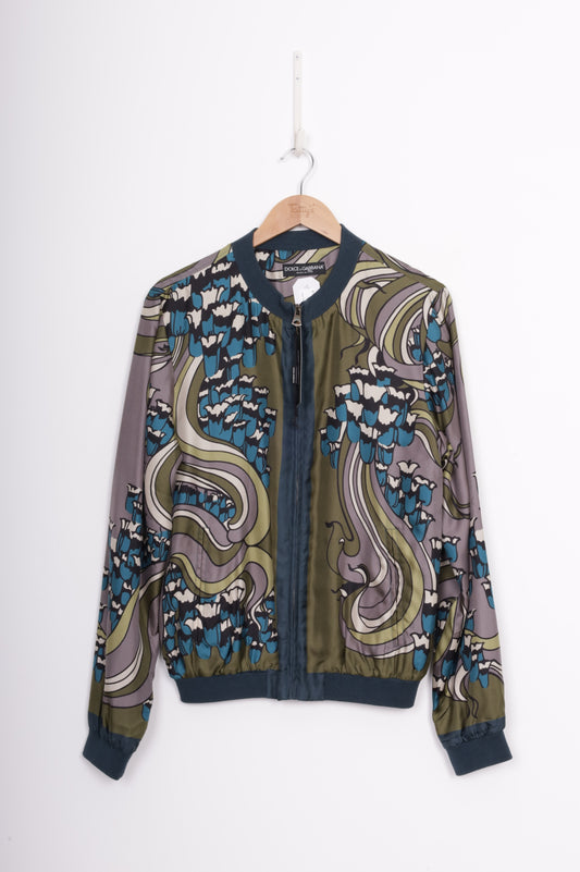 D&G Dolce & Gabbana Mens Grey Jacket Size 48
