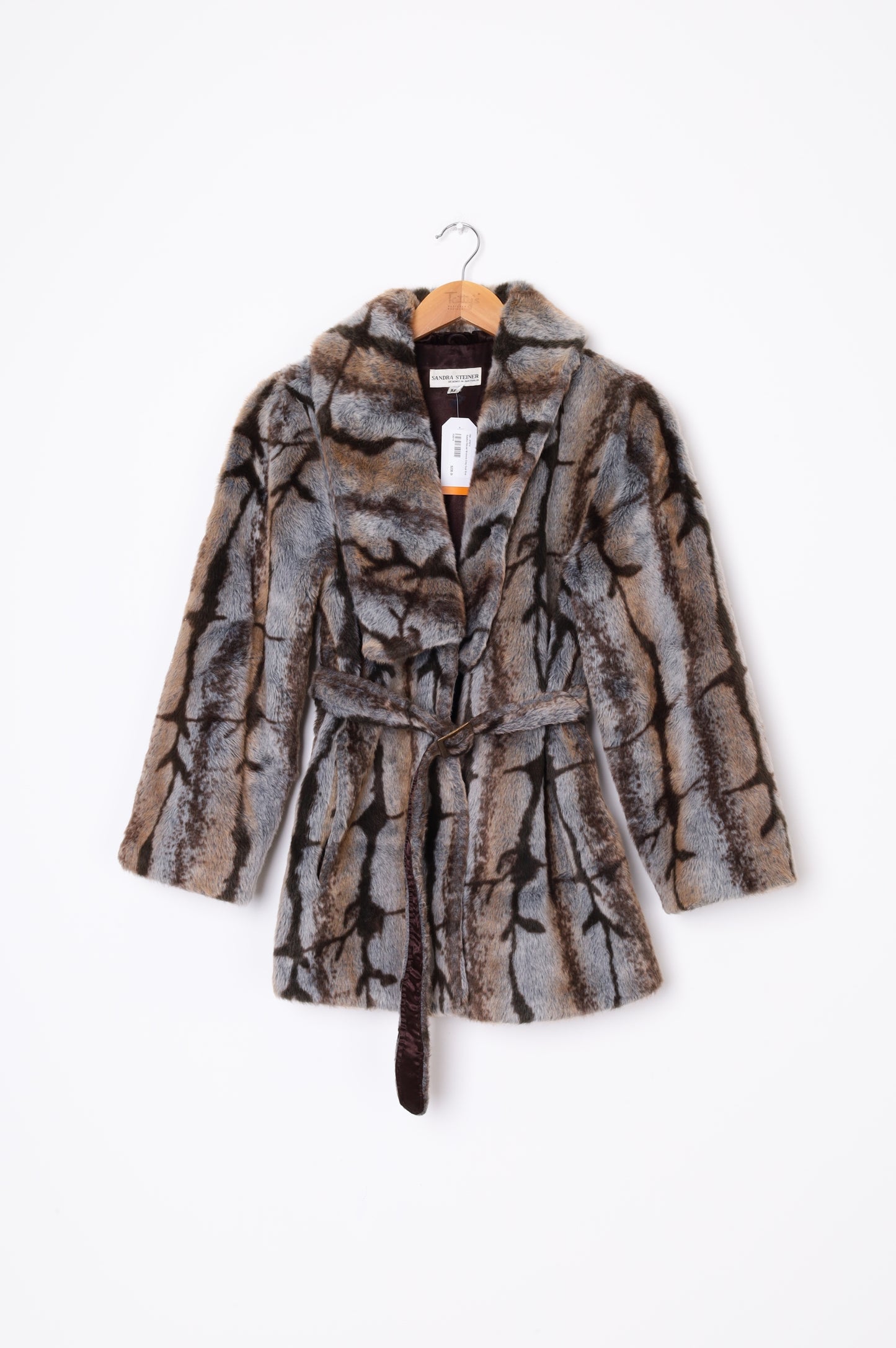 Sandra Steiner Womens Grey Coat Size M