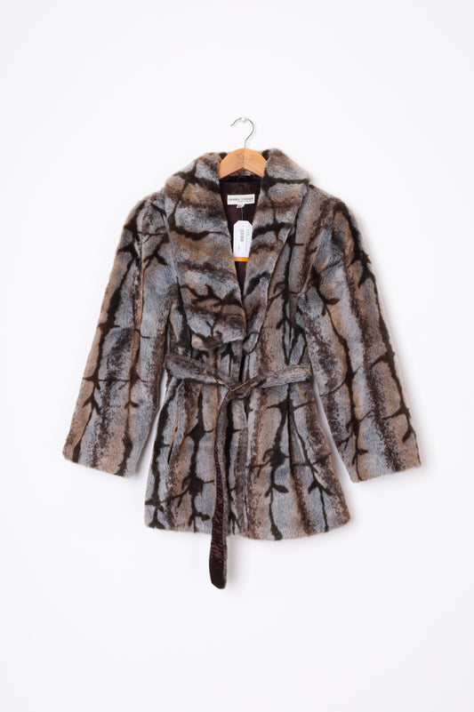 Sandra Steiner Womens Grey Coat Size M