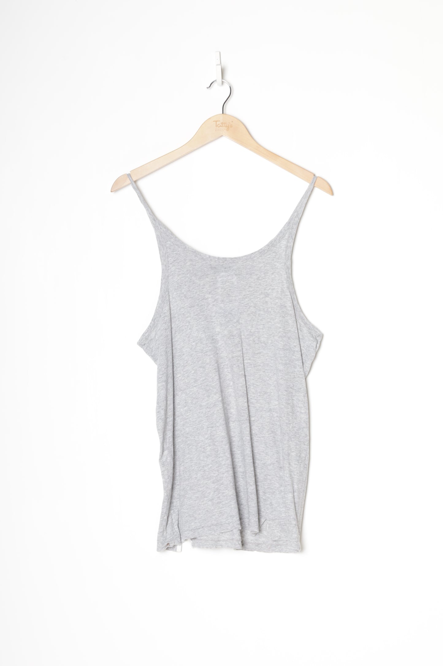 Bassike Womens Grey Top Size S