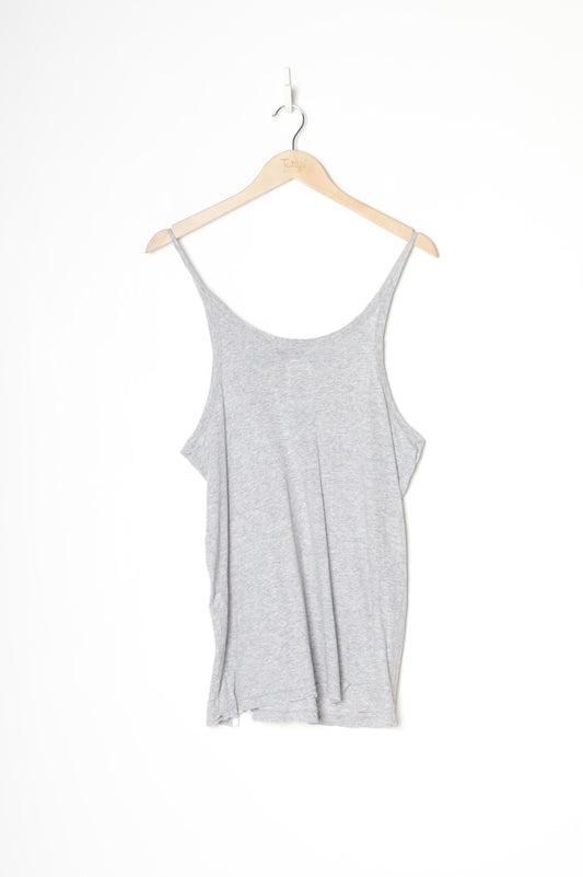 Bassike Womens Grey Top Size S