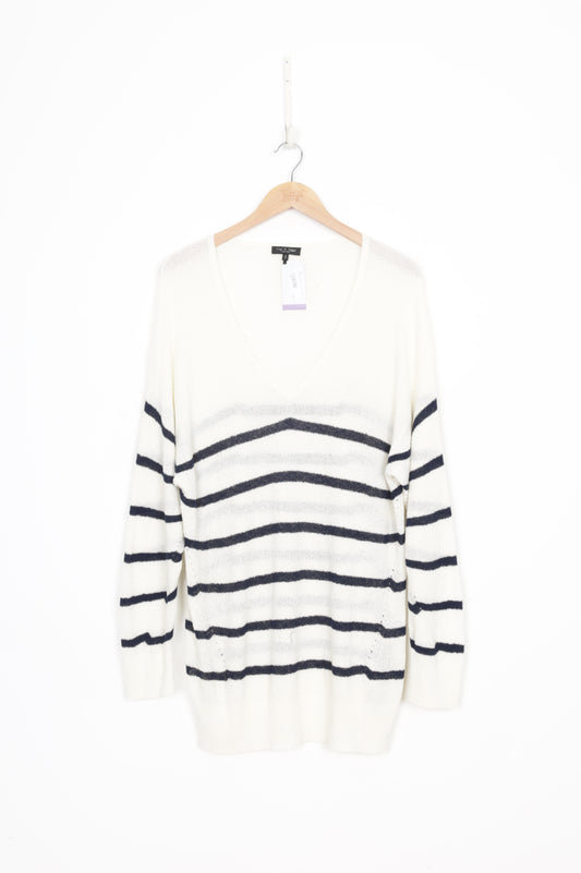 Rag & Bone Womens Cream Jumper Size M