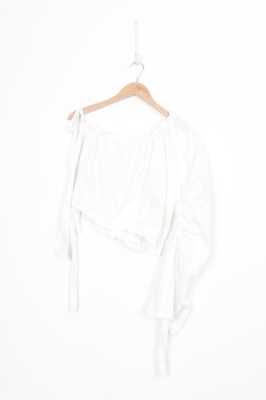 Georgia Alice Womens White Top Size 10