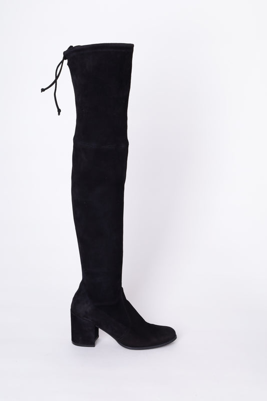 Stuart Weitzman Womens Black Boots  Size EU 39