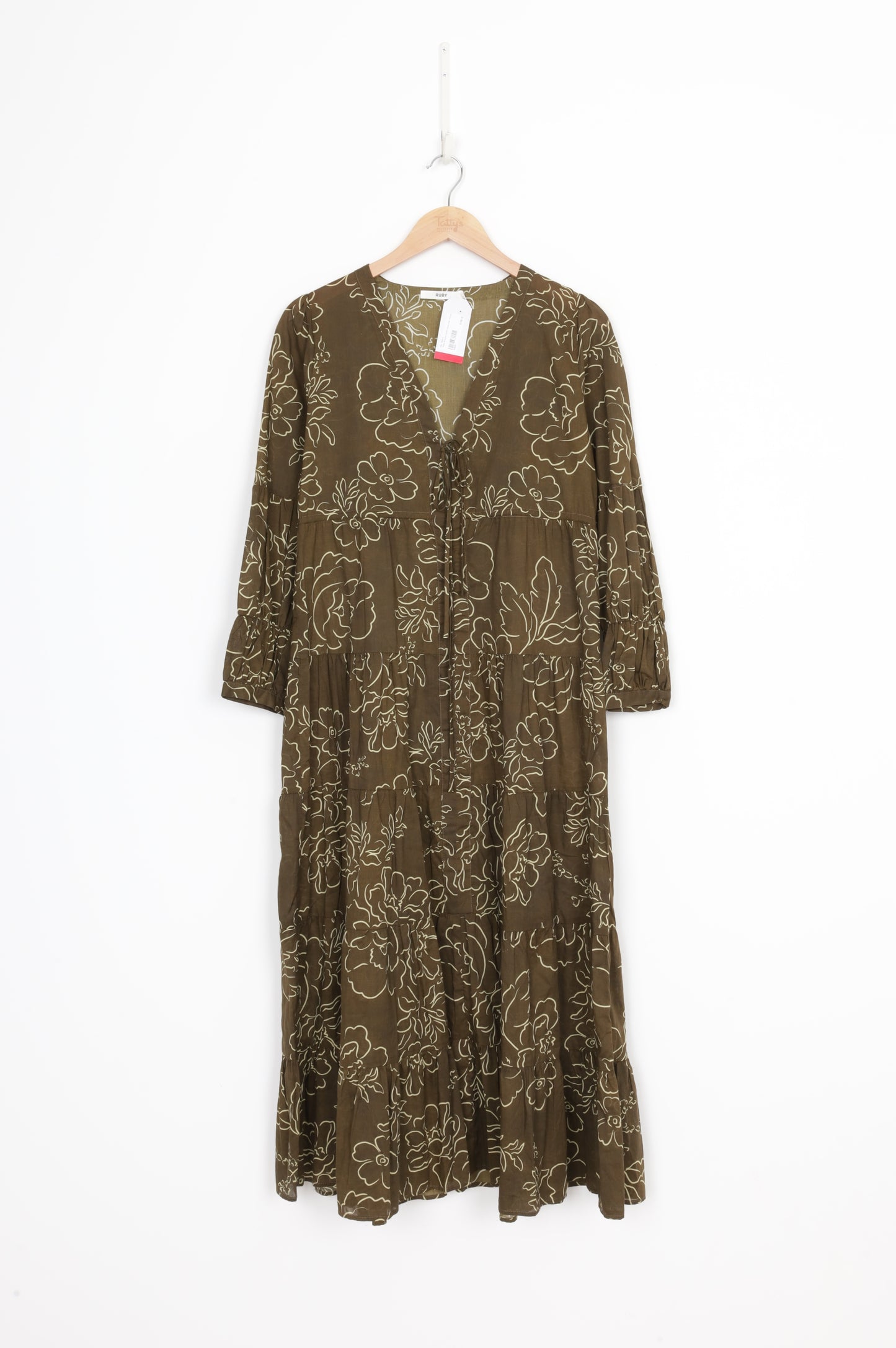 Ruby Womens Green Dress Size 4