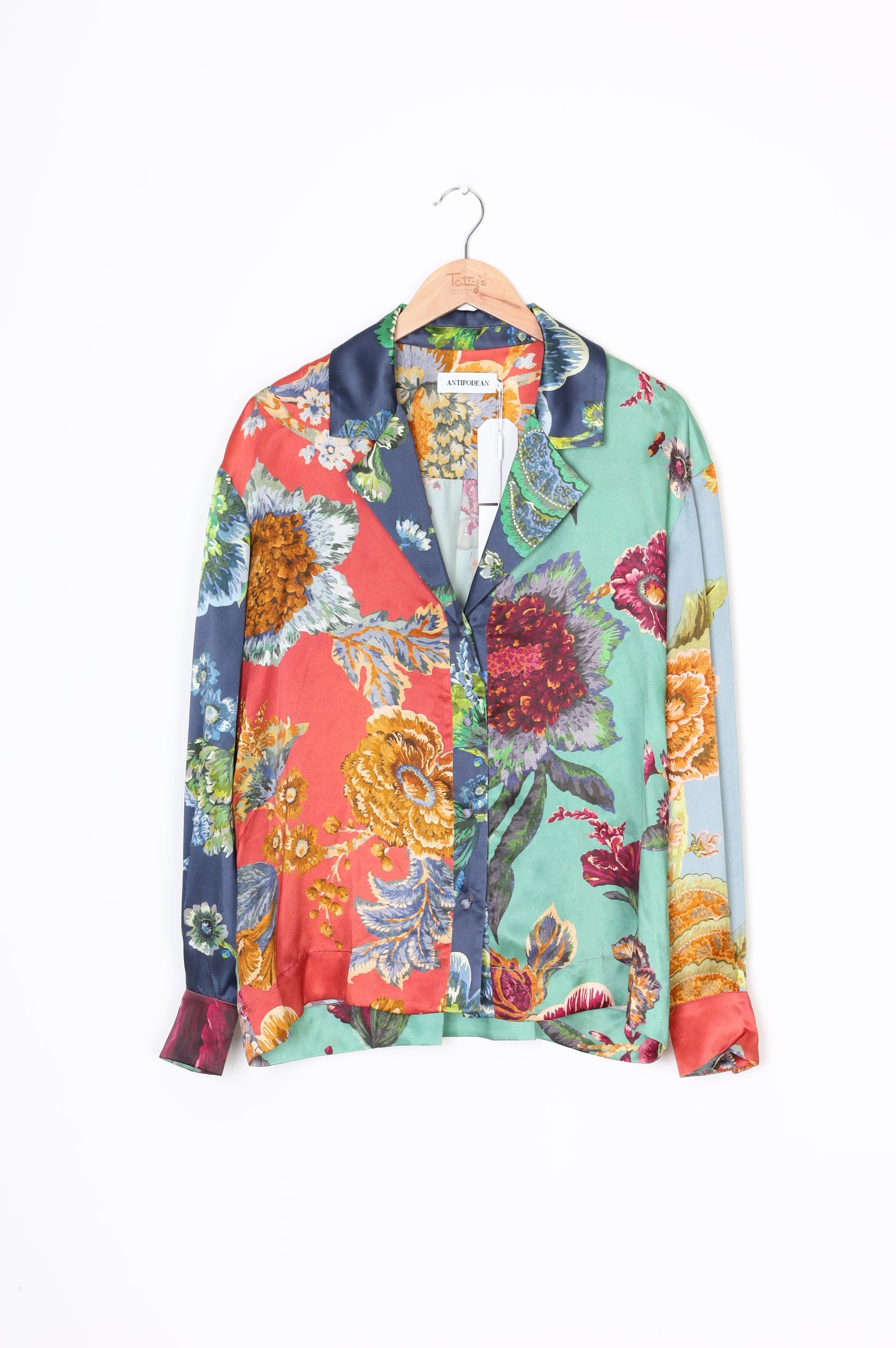 antipodean  Womens Blue Shirt Size 10