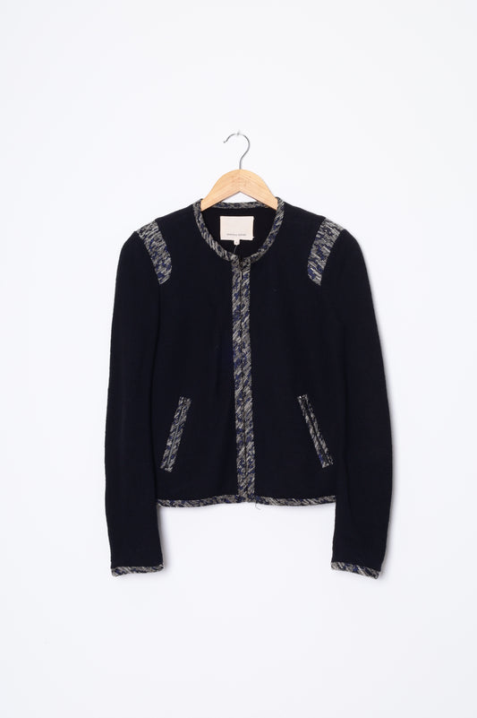 Rebecca Taylor Womens Black Jacket Size 4