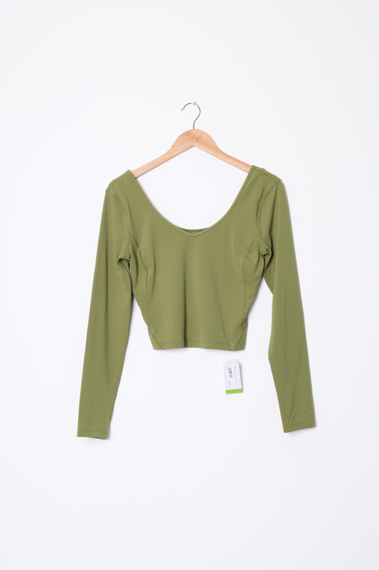 Lulu Lemon Womens Green Top Size M