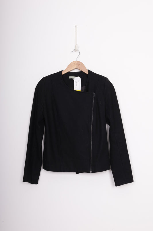 Juliette Hogan Womens Black Jacket Size 8