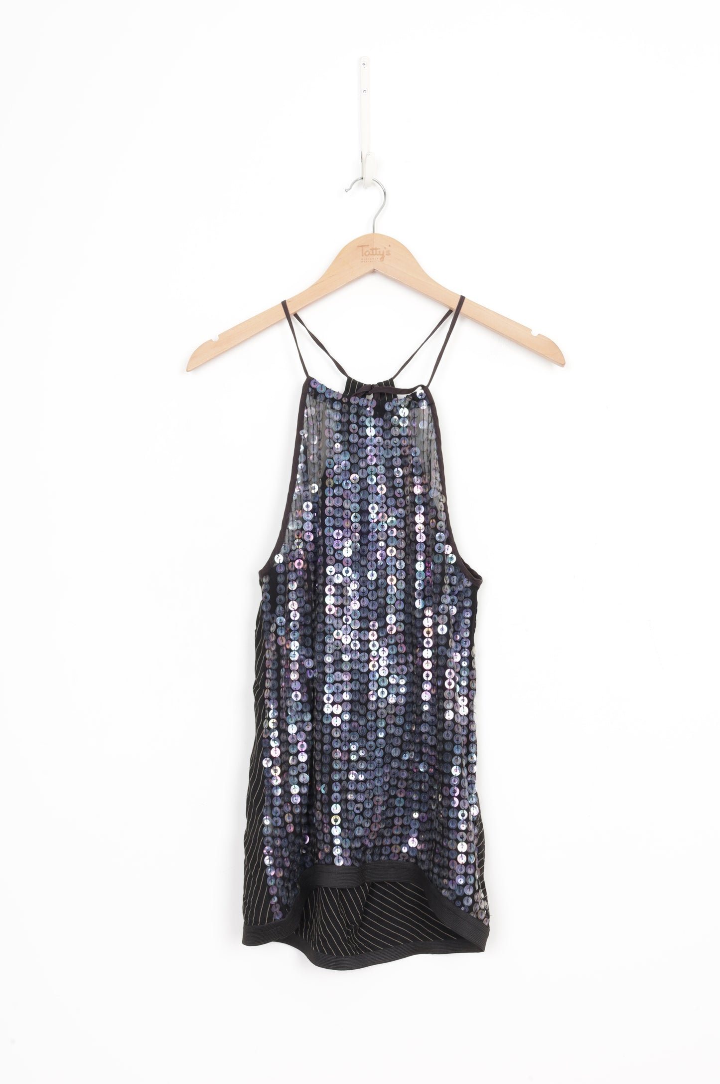 Zambesi Womens Black Top Size 14