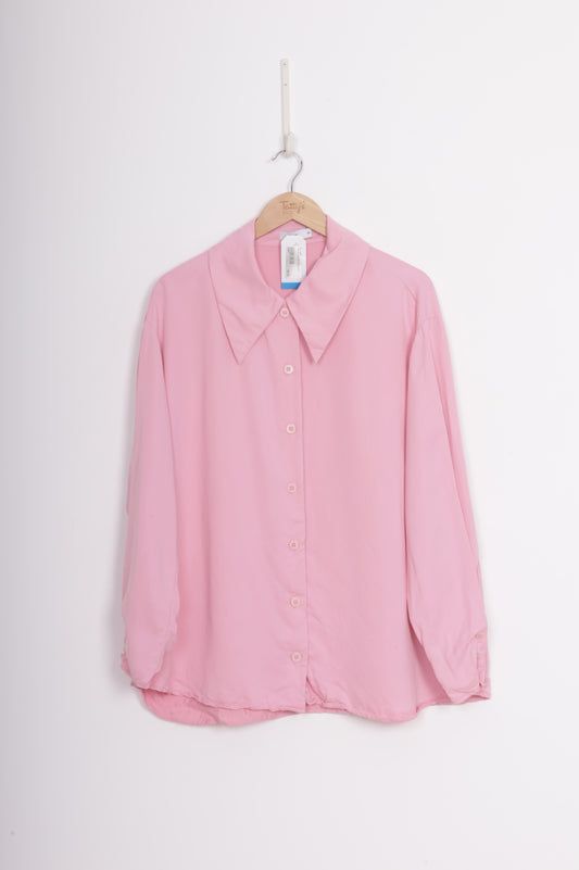 Liam Womens Pink Shirt Size 16