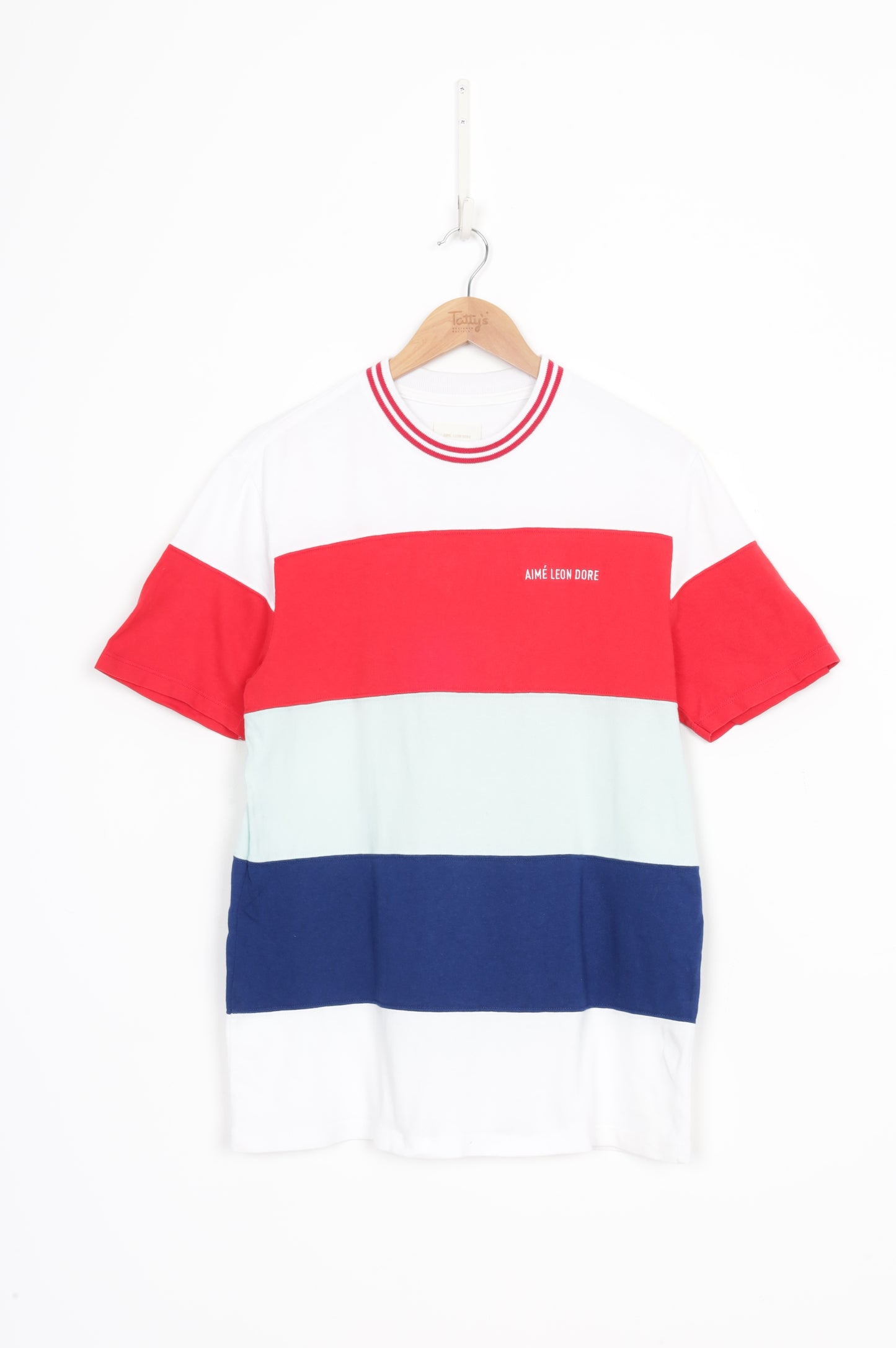 Aime Leon Dore Mens White T-shirt Size S