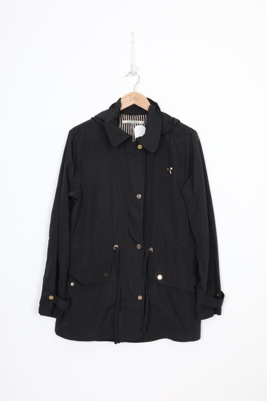 Laura Ashley Womens Black Jacket Size N/S