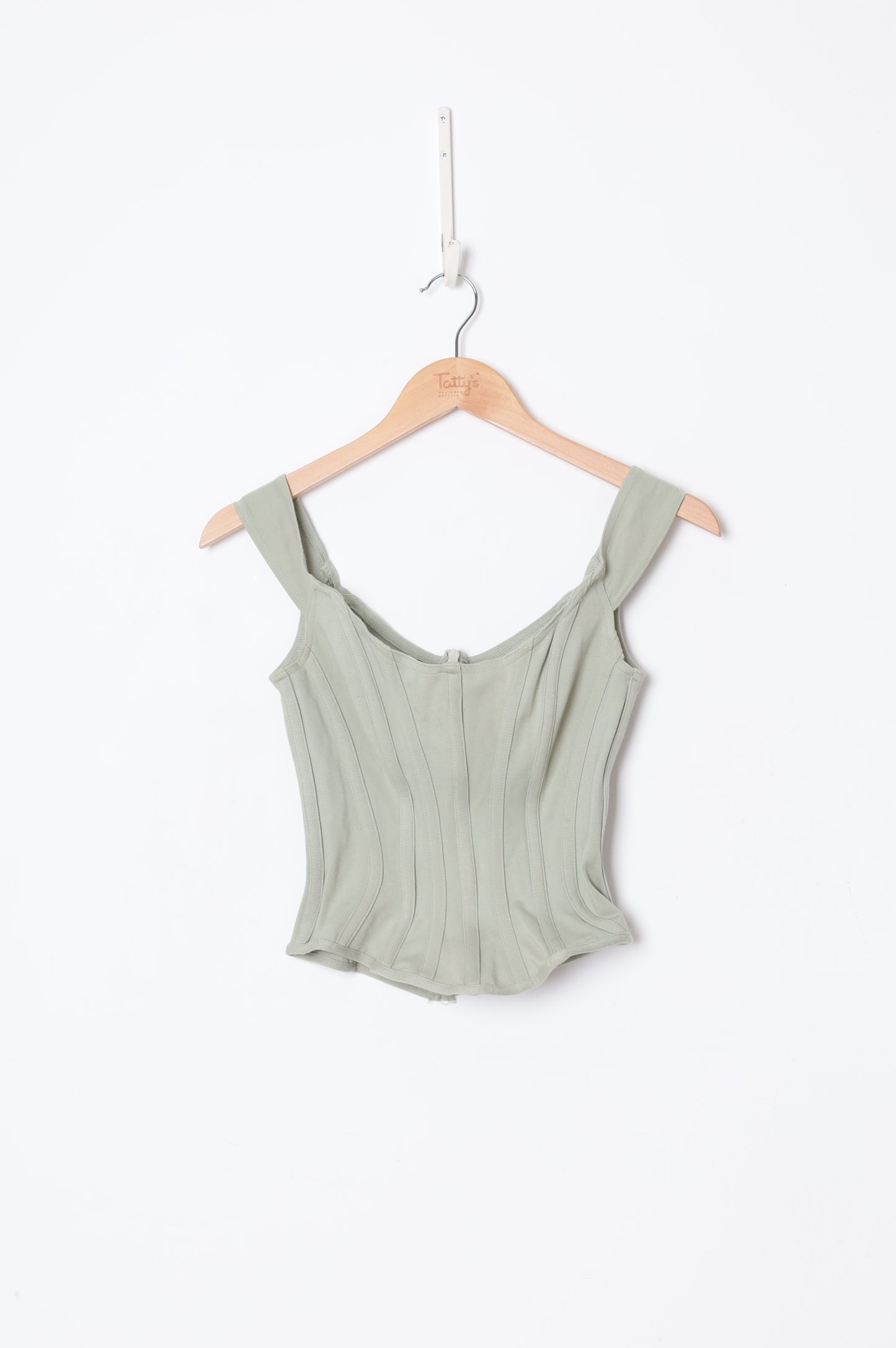 Paris Georgia Womens Green Top Size S