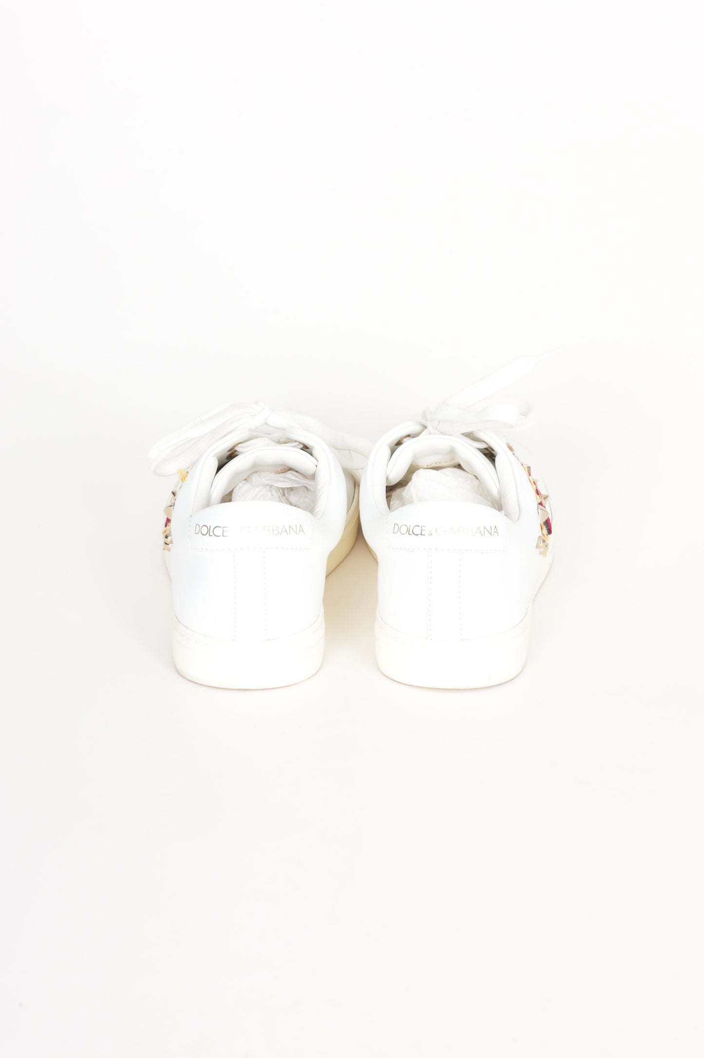 Dolce & Gabbana Womens White Sneakers Size EU 38