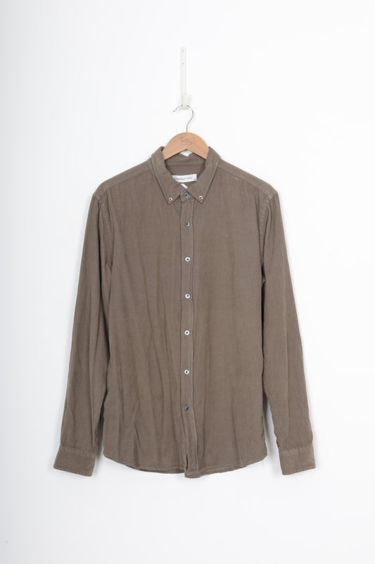 Assembly Label Mens Khaki Shirt Size M