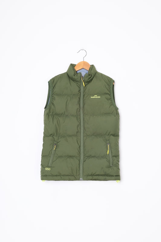 Kathmandu Kids Green Vest Size 8 YO