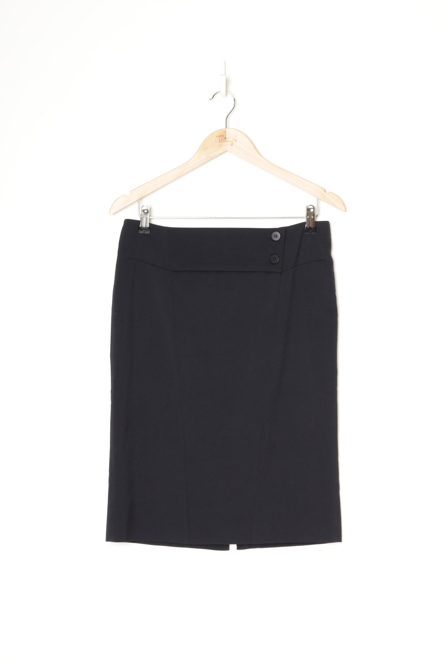Emporio Armani Womens Black Skirt Size M