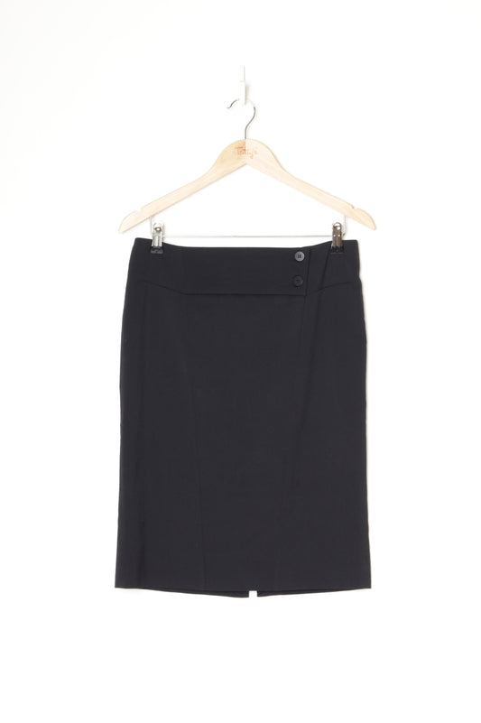 Emporio Armani Womens Black Skirt Size M
