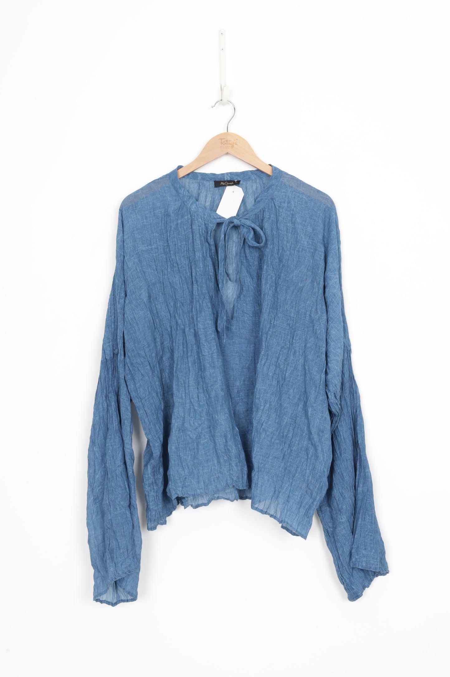Mes Demoiselle Paris Womens Blue Blouse Size O/S