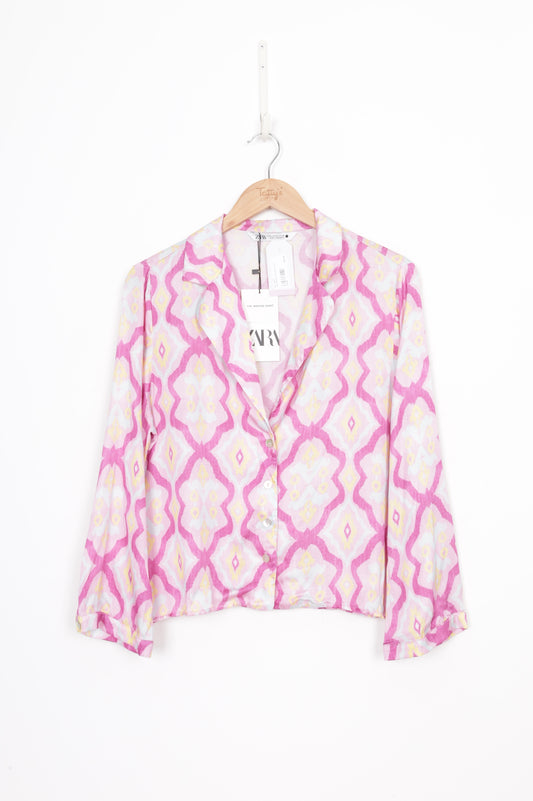 Zara Womens Pink Shirt Size XL