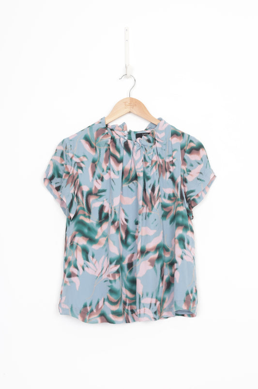 Saba Womens Blue Top Size 10