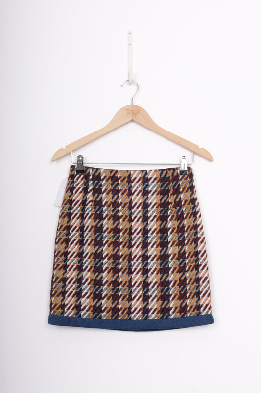 Sandro Paris Womens Brown Mini Skirt Size 1