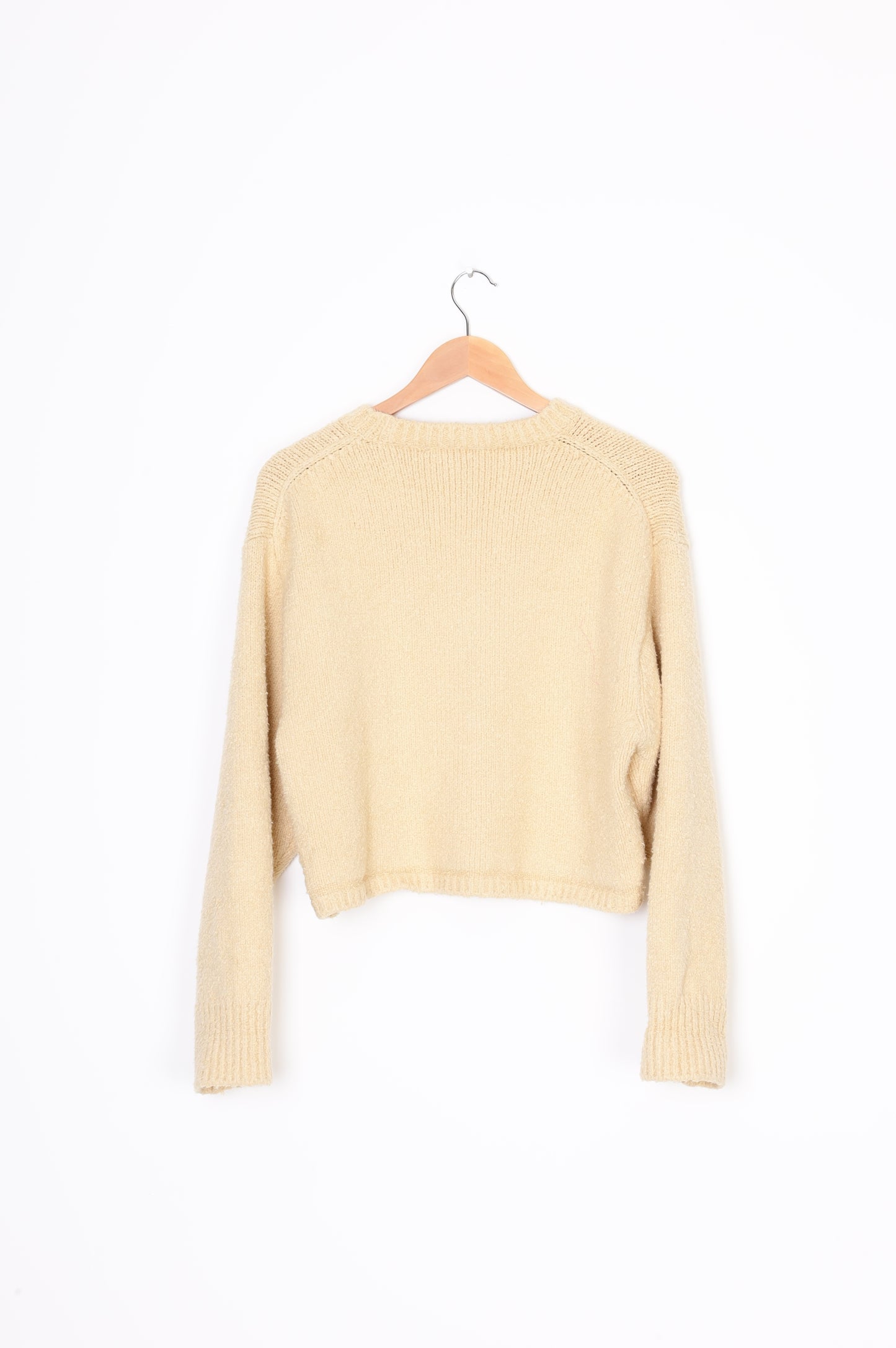 Missing You Already Womens Yellow Jumper Size O/S